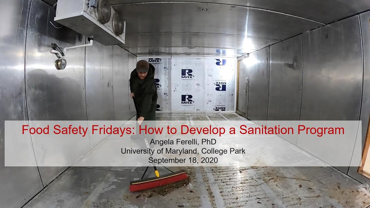 Food Safety Fridays: How to Develop a Sanitation Program