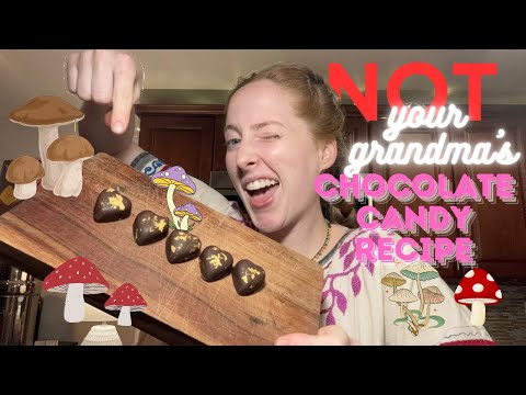 How to Make Mushroom Chocolates (with REAL GOLD!) + Spore Syringe Giveaway winner REVEALED!