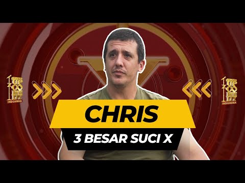 Perjalanan Chris Menjadi 3 Besar SUCI X, Satu-Satunya Bule di SUCI yang Sampai di 3 Besar