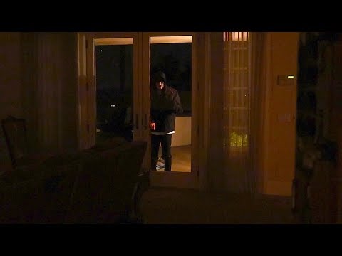 Last night, someone tried to break into my home... Video