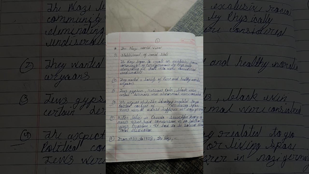 ch 3 History Nazism and rise of hitler # lmp notes class 9 # History