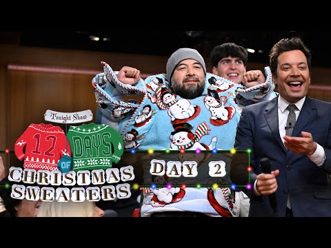 12 Days of Christmas Sweaters 2025: Day 2 | The Tonight Show Starring Jimmy Fallon