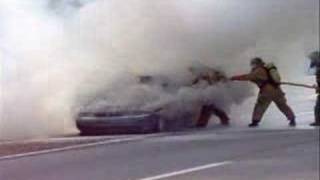 preview picture of video 'car fire on  22'