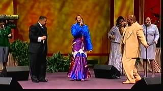 Byron Cage Karen Clark Sheard and Pastor Marvin L  Winans singing  Lord You Are My Everything