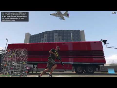 GTA V - Heavy Sniper Rifle (w/explosive rounds) vs.Hydra Jet