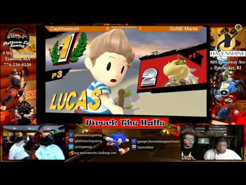 Wreck The Halls 2015 Smash 4 Singles  Grand Finals CaptAwesum vs GoNE Marss