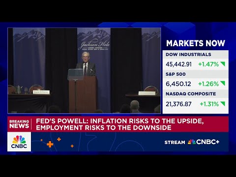 Watch Fed Chair Jerome Powell's full policy speech at Jackson Hole