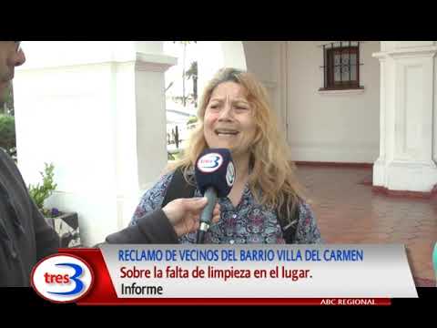 Reclamo de Vecinos del Barrio Villa del Carmen
