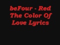 Befour - Red ( The Color Of Love)