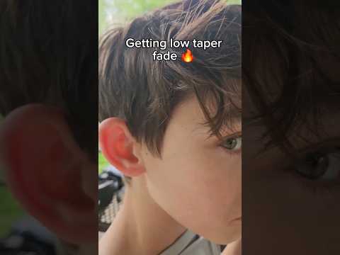 Friend getting low taper fade 🔥 Did he cook? #shorts #youtubeshorts #foryou #fyp #funny #haircut