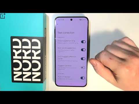 OnePlus Nord 5 - How to Turn On Off Auto Text Correction