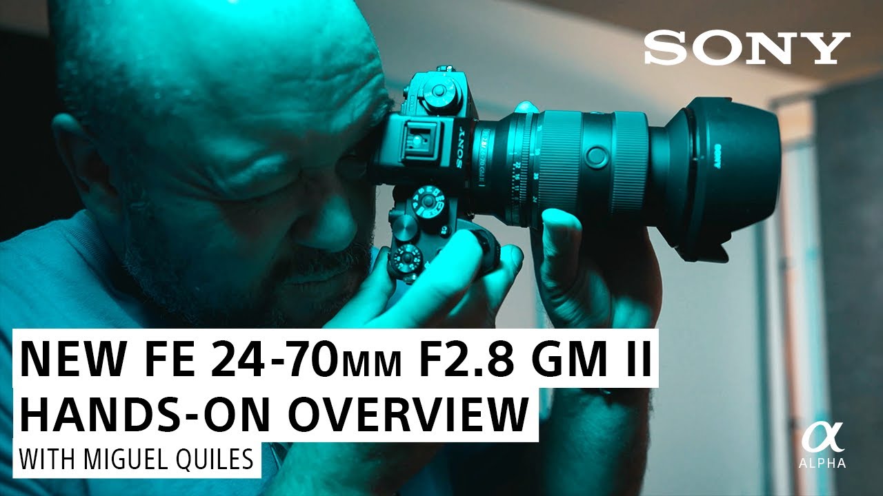 Sony FE 24-70mm F2.8 GM II Full-frame Standard Zoom G Master lens |