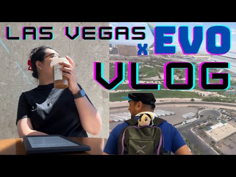 Las Vegas | Evo 2024 | Travel Vlog | 🥯☕coffee, bagels, fgc tournament 🕹️👾