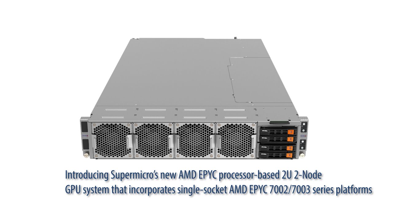 Supermicro SuperMinute: 2U 2-Node GPU System
