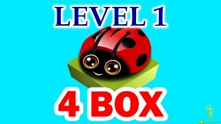 Sokoban Garden 3D Level 1 ( 4 Box ) - Best Solution