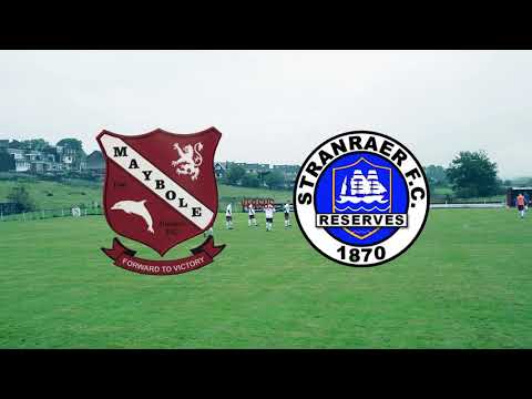 Maybole Juniors FC v Stranraer Reserves FC - Friendly Match