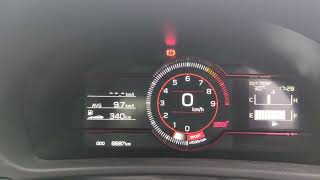 BRZ ZD8 STIスポーツのメーターの動き。マフラー音変わってます。