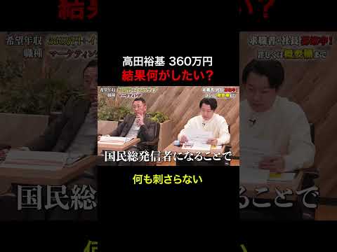 経済学科 結果何がしたい？　【高田裕基】希望年収360万円