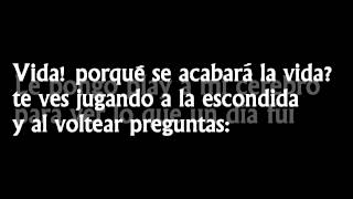 Ricardo Arjona - &quot; VIDA &quot;  LETRA