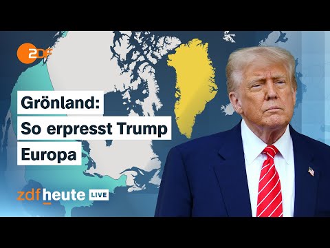 Spielball Grönland: Trump verhängt neue Strafzölle. Wie reagiert Europa? | ZDFheute live