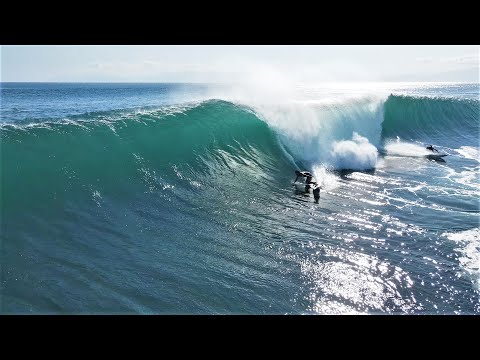Good swell being surfed at Lakey Peak