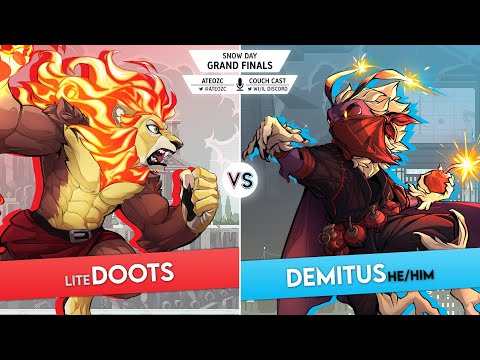 Snow Day - Grand Finals - LITE | Doots (Zetterburn/Hodan/Orcane/Mollo/Forsburn) Vs Demitus (Mollo)