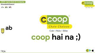 Coop Rs.35 for 5km. Coop hai to ride book hai...!