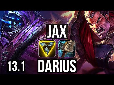 JAX vs DARIUS (TOP) | 6/0/0, 67% winrate, Dominating | EUW Diamond | 13.1
