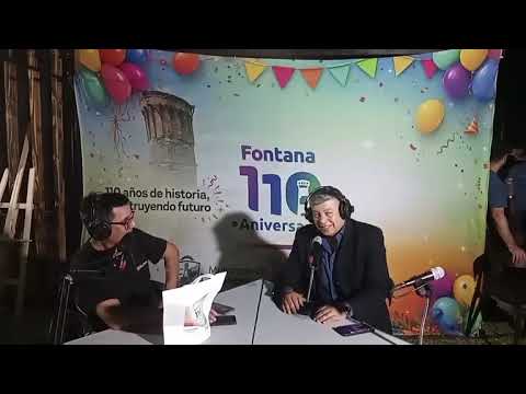 Dr. Hugo Matkovich Ministro de Seguridad de la Provincia del Chaco Fontana mes Aniversario 27/09/26