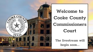 Cooke County Texas Special Commissioners Court 3-9-2026