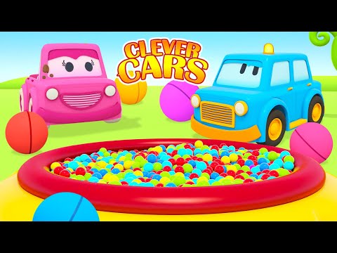 Car cartoons for kids & NEW FULL EPISODE. Clever cars for kids - Street vehicles & trucks for kids.