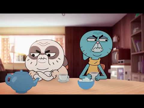 口香糖｜妮可與父母的衝突 (Gumball | Nicole's Run In With The Parents)