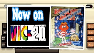 Boulder Dash now on the Commodore Vic 20 🤯