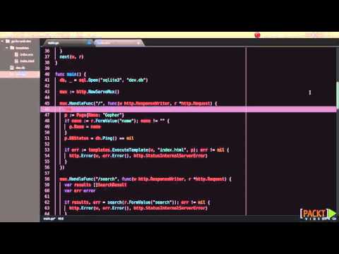 Go for Web Development Replacing the Default Template Engine | packtpub com