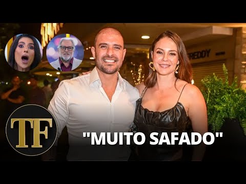 Betrayal? Leão Lobo and Flavia Noronha comment on Paolla Oliveira and Diogo Nogueira's separation.