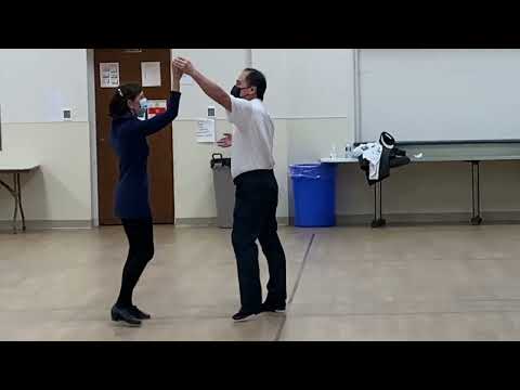 American Style Waltz -  Grapevine to parallel changes & passing twinkles