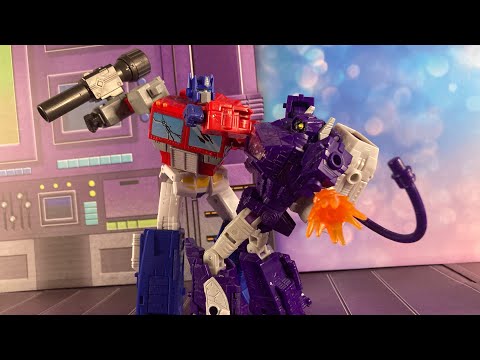 Optimus VS Shockwave Skybound | Transformers Stopmotion