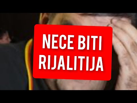 NECE BITI RIJALITIJA - Svi ŠOKIRANI nakon OVE vesti