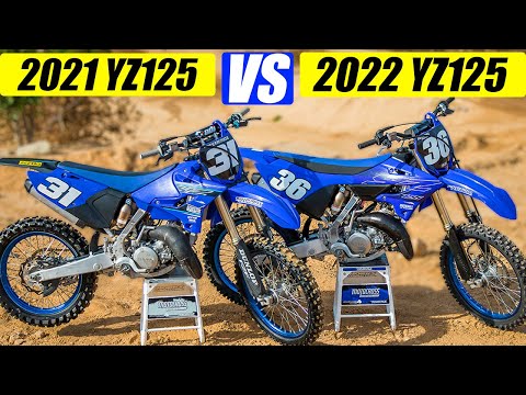 2021 Yamaha YZ125 VS 2022 Yamaha YZ125 Two Stroke - Motocross Action Magazine