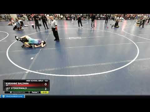122 Lbs Champ. Round 2 - Karianne Baldwin, WA Vs Lily Steigerwald, MO Cddf