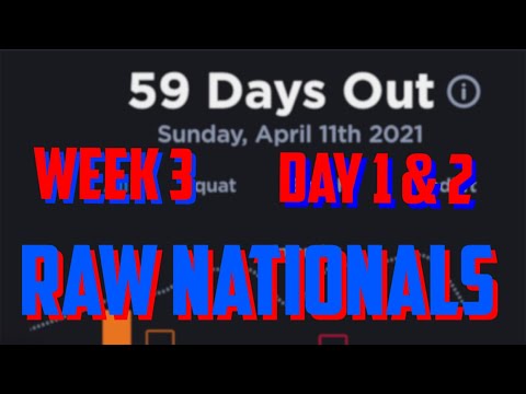 Juggernaut AI Prep ( Raw Nationals ) Week 3 / Day 1 & 2