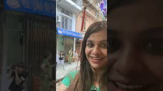 Moments in Hanoi Train Street #hanoi #vietnam #trainstreet #happy #shorts