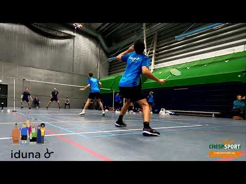 Badminton Nederland BC Iduna 1 - BC Mariken 1 - mens doubles