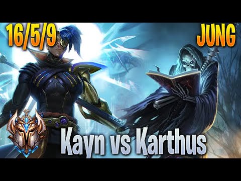 Kayn vs Karthus Jungle - Challenger KR