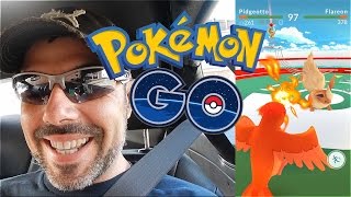 Pokemon GO Evolution & First Gym Battle! - Pokemon Go Gameplay