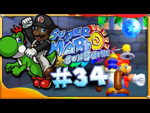 Super Mario Sunshine - Part 34 - Delfino Plaza - All Blue Coins | Finally, a FUN Blue Coin Hunt!