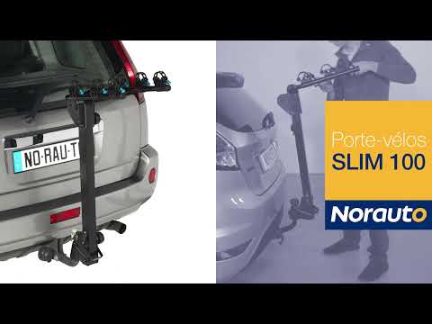 Porte-vélos d'attelage suspendu NORAUTO SLIM 100-3 pour 3 vélos - Norauto