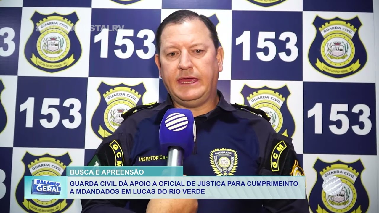 Guarda Civil dá apoio a oficial de justiça para cumprimento a mandados em Lucas do Rio Verde