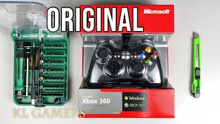 Video thumbnail for ORIGINAL Microsoft Xbox 360 Wired Controller ASMR Unboxing & disassemble by KL Gamers