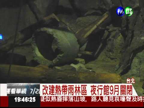 雨林區進駐動物園 夜行館要封館